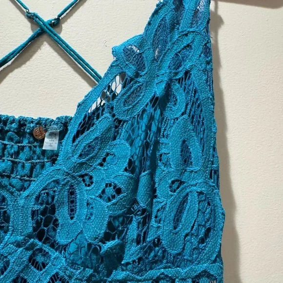 Free People Teal Adela Maxi Dress - Picture 7 of 10